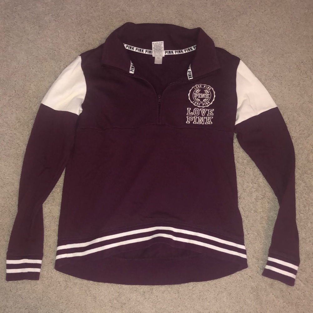 Pink Victoria’s Secret Zip Up Sweatshirt